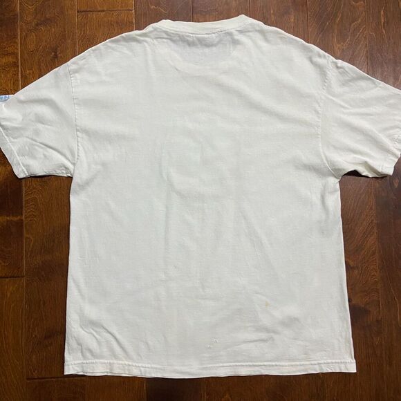 Shady Vintage Y2K Rap Eminem Old English Logo White Blue T-Shirt Mens Size Large - Picture 5 of 9